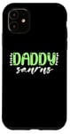 Coque pour iPhone 11 Green Daddysaurus Daddy Saurus Matching Family Rex Dinosaure