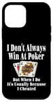 Coque pour iPhone 12 mini C'est drôle de ne pas toujours gagner au poker Card Game Game Game Game Game Night