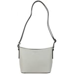 Sac Bandouliere Hexagona  Petit sac seau  SYNSA effet saffiano - Gris