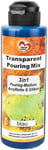 Transparent Pouring Mix 3 En 1 Medium Peinture Acrylique Et Huile De Silicone 180 Ml (Bleu)[PAN144577]