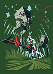 Komar Star Wars Classic Vector Endor – Taille : 50 x 70 cm Tableau mural, poster (sans cadre)