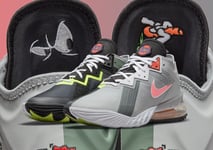 NIKE LEBRON 18 LOW (GS) Space Jam ,Bugs Vs Marvin' SIZE UK 4 EUR36.5 (DJ3760 005