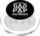 Dad and Pap Father's Day Gift for Men from Daughter Son Kids PopSockets PopGrip for MagSafe