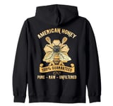 American Honey 100% Guaranteed Beekeeper Zip Hoodie