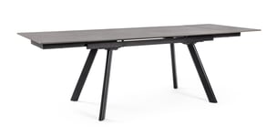 Bizzotto Table Extensible Jarkko 160 - 240 x 90 CM Noir