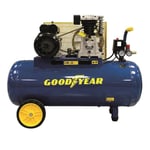 Compresseur d'air à Courroie Goodyear 100L - 3CV - 2250W - 10 bar - Débit 350L/min