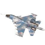 JHSHENGSHI Modèle de Puzzle d'avion à l'échelle 1/72, modèle en Alliage Militaire Su-34 Fullback Bomber avec Support, Jouets et Cadeaux pour Enfants