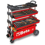 Beta Tools C27S Folding Tool Trolley Red Tool Box 027000203