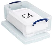 Really Useful Plastic Storage Box 12 Litre Clear