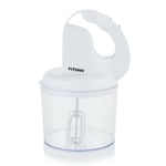 Vitinni Cordless Hand Mixer Storage Container USB Rechargeable 5 Speed Beaters