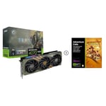 MSI GeForce RTX 4070 Ti SUPER 16G GAMING SLIM STALKER 2 EDITION Graphics Card - RTX 4070 Ti SUPER GPU, 16GB GDDR6X (21Gbps/256-bit), PCIe 4.0 - TRI FROZR 3, RGB - HDMI 2.1, DisplayPort 1.4a