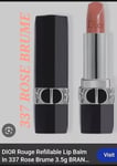 ROUGE DIOR Coloured Lip Balm Satin 337 ROSE BRUME 3.5g New