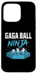 Coque pour iPhone 15 Pro Max Jeu de handball Gaga Ball Ninja Dodgeball Dodge