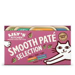 Lily’s Kitchen Adult Wet Cat Food Multipack Trays Smooth Paté Complete Nutrition (16 Trays x 85g)