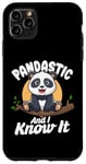 Coque pour iPhone 11 Pro Max Pandastic I know it Not Today Panda