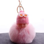 Femme Porte-clés, Rose Dormant Mignonne Poupée Porte-Clés Sac Lunettes Mignonnes Breloque De Bébé En Peluche Porte-Clés Pendentif, Accessoire De Mode Couple Ami Amant Fille Festival Cadeau De F