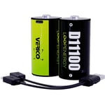 Verico LoopEnergy Pile rechargeable LR20 (D) Li-Ion 7400 mAh 1.5 V 2 pc(s)