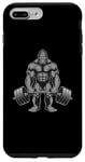 Coque pour iPhone 7 Plus/8 Plus Bigfoot Haltérophilie Drôle Fitness Gym Entraînement Homme
