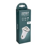 ITENSE - Chargeur USB/USB-C - Prise Allume Cigare - Chargeur 12V - Doubles USB - Universel - Entrée : 12-24V - Sortie Totale : 5V / 2100 mA - Permet de recharger 2 appareils simultanément