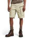 G-STAR RAW Men's Rovic Relaxed Short, Beige (spray green D08566-D387-D606), 33