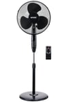 Pedestal Standing Fan 16" Remote Control Oscillating 3 Speed & Timer