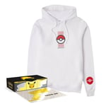 Pokémon TCG: Celebrations Ultra Premium Collection 25th Anniversary & Hoodie Bundle - XXL - White