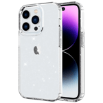 iPhone 14 Pro Max Mobilskal Glitter Powder - Transparent