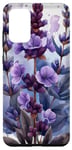 Galaxy S20+ Purple Lavender Blossom Leaves Flowers Floral Girly Case