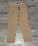 Ted Baker Women's Trousers Tan Straight Peg Leg Turn Up Chino Tan Size 3 M W32