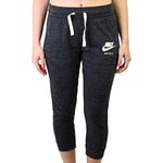 Nike Sportswear Gym Vintage Capri Pantalon Femme, Black/sail, FR : L (Taille Fabricant : L)