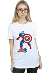 Captain America The First Avenger Cotton Boyfriend T-Shirt