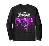 Marvel Infinity War Thanos Purple Trio Manche Longue