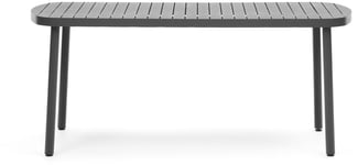 Joncols, Udendørs sofabord, grå, H75x180x90 cm, metal