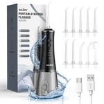 SEJOY Cordless Water Flosser Dental Oral Irrigator for Teeth Cleaner 10 Jet Tips