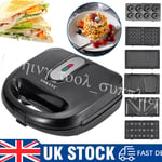 6 in1 Sandwich Waffle Maker Grill Multifunctional Omelette Contact 6 Plates 750W