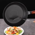 Cast Iron Skillet Kitchen Frying Pan Comfortable Handle For Daily Home Cooking