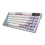 ASUS ROG Azoth White Wireless Mechanical Gaming Keyboard, Linear Snow Switches,