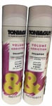 Toni and Guy Shampoo Volume Addiction 2 x 250ml Fibre Strengthening System