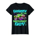 Grandma Of The Birthday Boy Monster Truck Bday Celebration T-Shirt