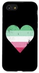 Coque pour iPhone SE (2020) / 7 / 8 Drapeau vintage en forme de cœur