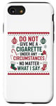 iPhone SE (2020) / 7 / 8 Funny Christmas Holiday Quitting Bad Habits Design Case