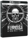 Furiosa: A Mad Max Saga 'Black and Chrome' Steelbook 4K Ultra HD - Zavvi Exclusive