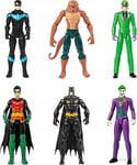 Duzy Rinkinys 6W1 Dc Comics Duze Figurki Batman, Robin, Nightwing, Joker, Czlowiek Zagadka, Copperhead 28 Cm 3+