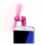 Mini Ventilateur Micro USB pour NOKIA 2.3 Smartphone Android Silencieux Rafraichie Universel - ROSE