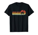 The Jersey Devil Retro Stripes - Vintage New Jersey Cryptid T-Shirt