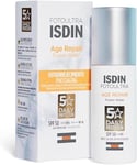 ISDIN FotoUltra Age Repair Fusion Water SPF50 Protection Solaire pour Visage à Base d'Eau, Vanille, 50 ml