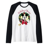 Disney Mickey And Friends Noël Holiday Cheers From Mom Manche Raglan