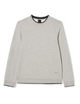 Geox Men's M Sweater, Light Melange Grey, Large