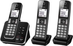 PANASONIC KX-TGD62 CORDLESS DECT PHONE HOME OFFICE USE ANSWER MACHINE - 1 2 3 4