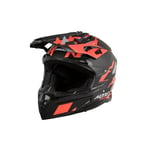 KSK Casque Cross HANGTOWN Cross Noir & Orange Fluo